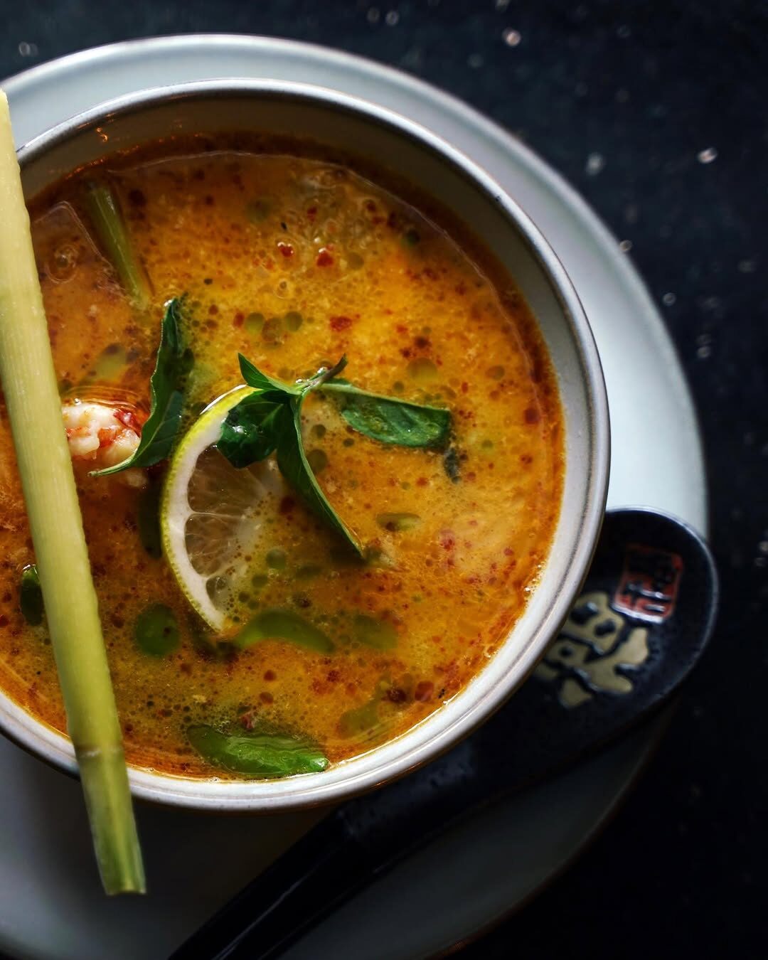 Kung Pao Shrimp Soup
