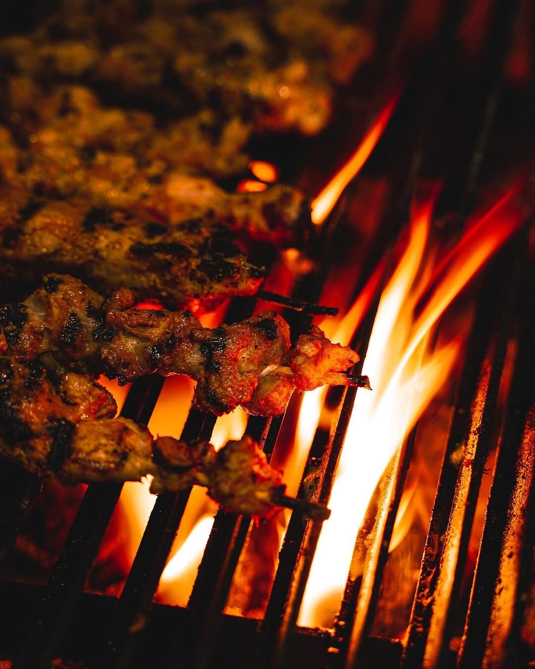 On the grill